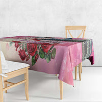 Kentucky Horses Racing Tablecloth Churchill Downs Derby Girl Watercolor Style