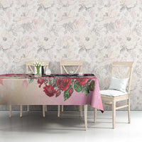 Kentucky Horses Racing Tablecloth Churchill Downs Derby Girl Watercolor Style