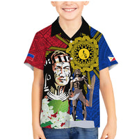 Philippines Lapu-Lapu Family Matching Mermaid Dress and Hawaiian Shirt Filipino Sun Tattoo With Yakan Pattern - Wonder Print Shop