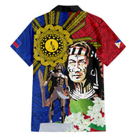 Philippines Lapu-Lapu Family Matching Summer Maxi Dress and Hawaiian Shirt Filipino Sun Tattoo With Yakan Pattern - Wonder Print Shop