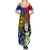 Philippines Lapu-Lapu Summer Maxi Dress Filipino Sun Tattoo With Yakan Pattern - Wonder Print Shop