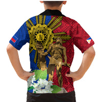 Philippines Lapu Lapu King Jasmine Flowers Family Matching Mermaid Dress and Hawaiian Shirt Filipino Sun Tattoo - Wonder Print Shop