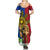 Philippines Lapu Lapu King Jasmine Flowers Summer Maxi Dress Filipino Sun Tattoo - Wonder Print Shop