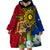 Philippines Lapu Lapu King Jasmine Flowers Wearable Blanket Hoodie Filipino Sun Tattoo - Wonder Print Shop