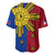 Philippines Sun Batok Tattoo Baseball Jersey Polynesian and Yakan Pattern - Wonder Print Shop
