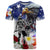 Philippines and American Together T Shirt Filipino Lapulapu and Bald Eagle - Wonder Print Shop