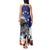 Philippines and American Together Tank Maxi Dress Filipino Lapulapu and Bald Eagle - Wonder Print Shop
