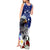 Philippines and American Together Tank Maxi Dress Filipino Lapulapu and Bald Eagle - Wonder Print Shop