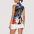Philippines and American Together Women Sleeveless Polo Shirt Filipino Lapulapu and Bald Eagle - Wonder Print Shop