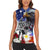 Philippines and American Together Women Sleeveless Polo Shirt Filipino Lapulapu and Bald Eagle - Wonder Print Shop