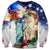 Philippines and American Together Sweatshirt Filipino Eagle and Statue of Liberty - Wonder Print Shop