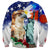 Philippines and American Together Sweatshirt Filipino Eagle and Statue of Liberty - Wonder Print Shop