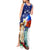 Philippines and American Together Tank Maxi Dress Filipino Eagle and Statue of Liberty - Wonder Print Shop