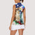 Philippines and American Together Women Sleeveless Polo Shirt Filipino Eagle and Statue of Liberty - Wonder Print Shop