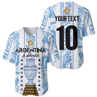 Custom Argentina Champion Football 2024 Baseball Jersey La Albiceleste Campeon de America - Wonder Print Shop