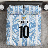 Custom Argentina Champion Football 2024 Bedding Set La Albiceleste Campeon de America - Wonder Print Shop