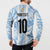 Custom Argentina Champion Football 2024 Button Sweatshirt La Albiceleste Campeon de America - Wonder Print Shop