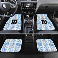Custom Argentina Champion Football 2024 Car Mats La Albiceleste Campeon de America - Wonder Print Shop