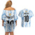 Custom Argentina Champion Football 2024 Couples Matching Off Shoulder Short Dress and Hawaiian Shirt La Albiceleste Campeon de America - Wonder Print Shop