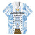 Custom Argentina Champion Football 2024 Family Matching Long Sleeve Bodycon Dress and Hawaiian Shirt La Albiceleste Campeon de America - Wonder Print Shop