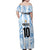 Custom Argentina Champion Football 2024 Family Matching Off Shoulder Maxi Dress and Hawaiian Shirt La Albiceleste Campeon de America - Wonder Print Shop