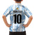 Custom Argentina Champion Football 2024 Family Matching Puletasi and Hawaiian Shirt La Albiceleste Campeon de America - Wonder Print Shop