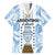 Custom Argentina Champion Football 2024 Family Matching Short Sleeve Bodycon Dress and Hawaiian Shirt La Albiceleste Campeon de America - Wonder Print Shop