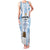 Custom Argentina Champion Football 2024 Family Matching Tank Maxi Dress and Hawaiian Shirt La Albiceleste Campeon de America - Wonder Print Shop