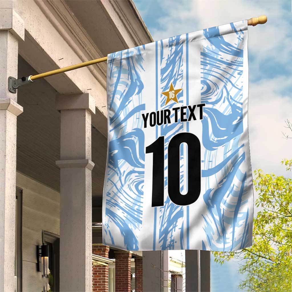 Custom Argentina Champion Football 2024 Garden Flag La Albiceleste Campeon de America - Wonder Print Shop