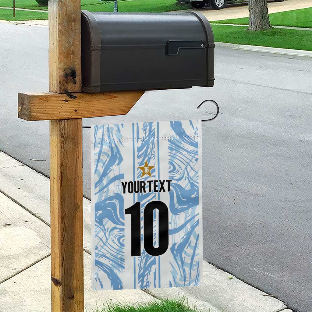 Custom Argentina Champion Football 2024 Garden Flag La Albiceleste Campeon de America - Wonder Print Shop