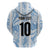 Custom Argentina Champion Football 2024 Hoodie La Albiceleste Campeon de America - Wonder Print Shop