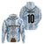 Custom Argentina Champion Football 2024 Hoodie La Albiceleste Campeon de America - Wonder Print Shop