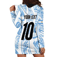 Custom Argentina Champion Football 2024 Hoodie Dress La Albiceleste Campeon de America - Wonder Print Shop