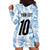 Custom Argentina Champion Football 2024 Hoodie Dress La Albiceleste Campeon de America - Wonder Print Shop