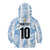 Custom Argentina Champion Football 2024 Kid Hoodie La Albiceleste Campeon de America - Wonder Print Shop