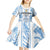 Custom Argentina Champion Football 2024 Kid Short Sleeve Dress La Albiceleste Campeon de America - Wonder Print Shop