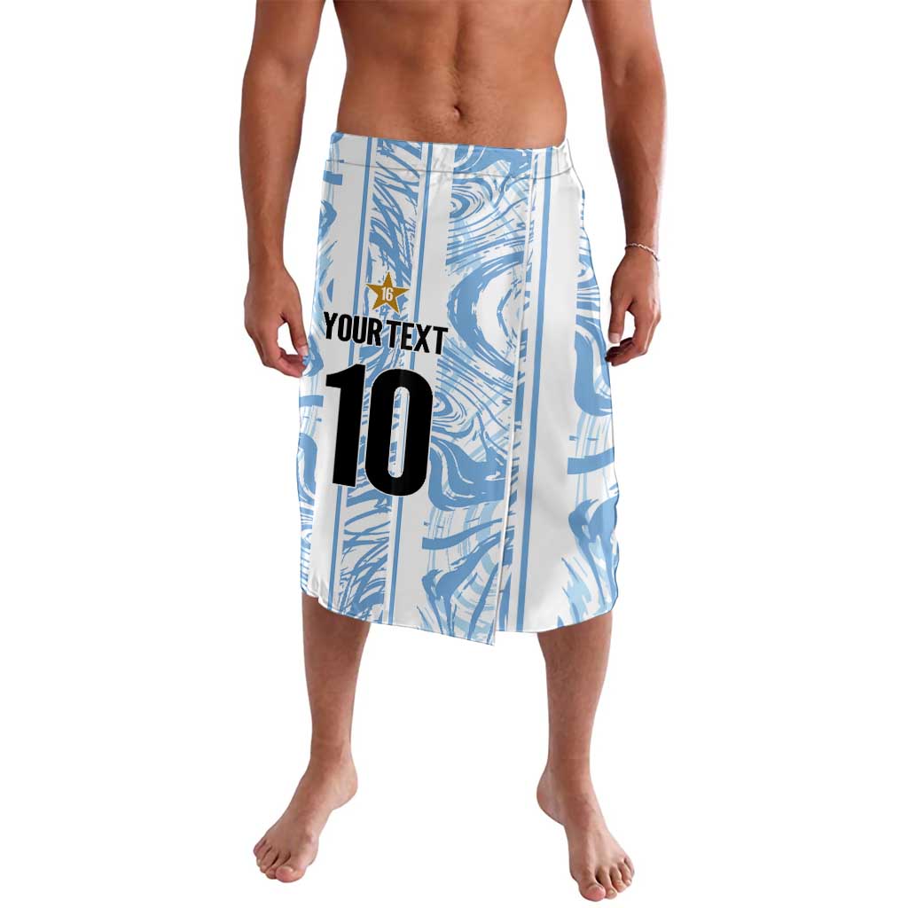 Custom Argentina Champion Football 2024 Lavalava La Albiceleste Campeon de America - Wonder Print Shop