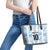 Custom Argentina Champion Football 2024 Leather Tote Bag La Albiceleste Campeon de America - Wonder Print Shop