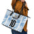 Custom Argentina Champion Football 2024 Leather Tote Bag La Albiceleste Campeon de America - Wonder Print Shop