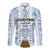 Custom Argentina Champion Football 2024 Long Sleeve Button Shirt La Albiceleste Campeon de America - Wonder Print Shop