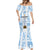 Custom Argentina Champion Football 2024 Mermaid Dress La Albiceleste Campeon de America - Wonder Print Shop