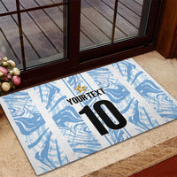 Custom Argentina Champion Football 2024 Rubber Doormat La Albiceleste Campeon de America - Wonder Print Shop