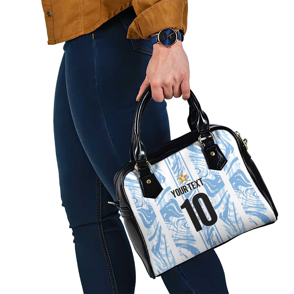 Custom Argentina Champion Football 2024 Shoulder Handbag La Albiceleste Campeon de America