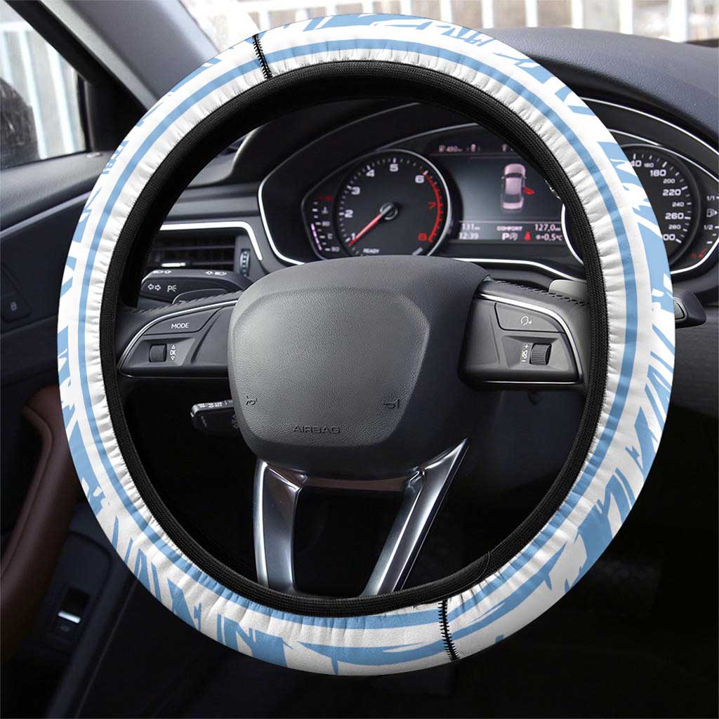 Argentina Champion Football 2024 Steering Wheel Cover La Albiceleste Campeon de America - Wonder Print Shop