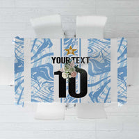 Custom Argentina Champion Football 2024 Tablecloth La Albiceleste Campeon de America - Wonder Print Shop