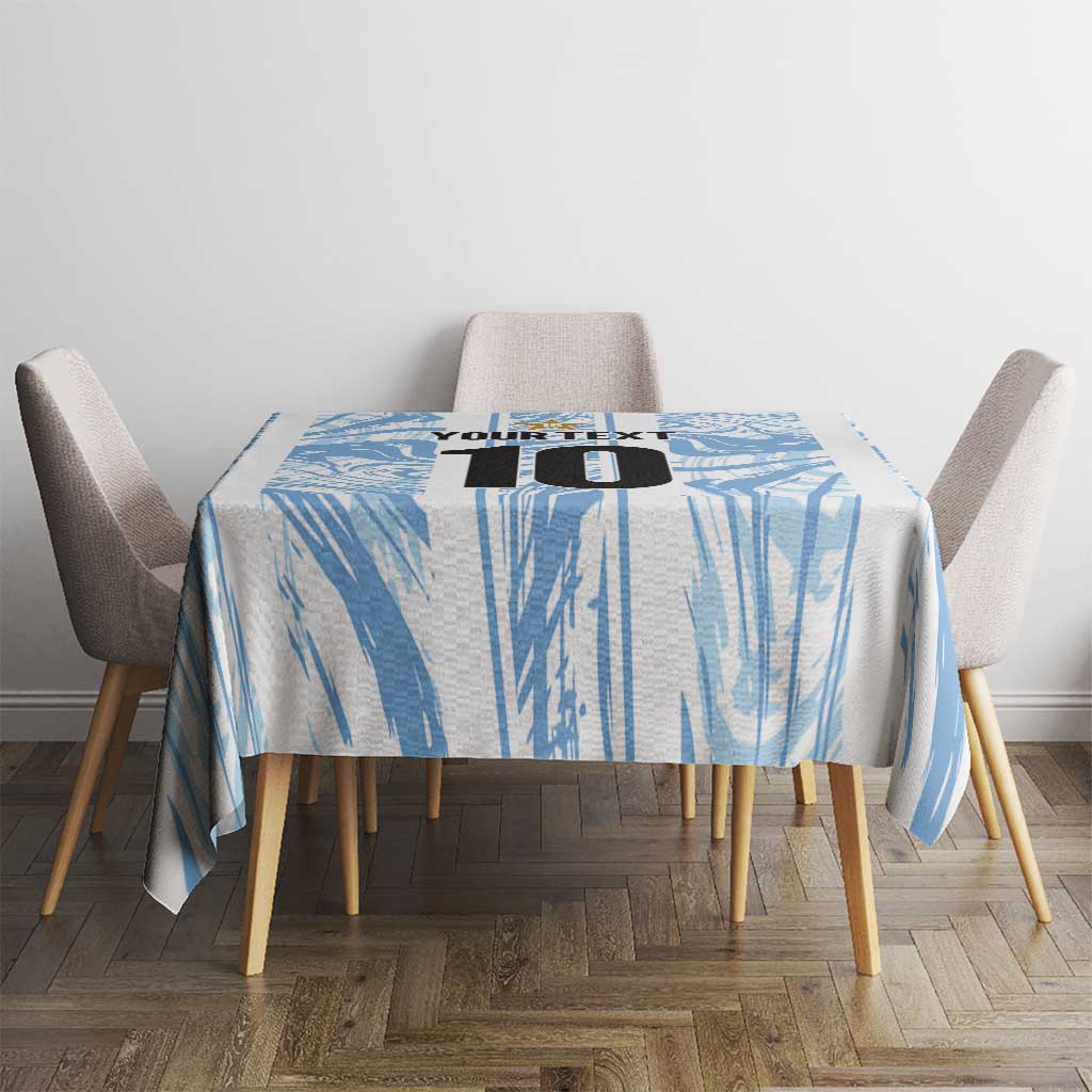 Custom Argentina Champion Football 2024 Tablecloth La Albiceleste Campeon de America - Wonder Print Shop