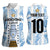 Custom Argentina Champion Football 2024 Women Sleeveless Polo Shirt La Albiceleste Campeon de America - Wonder Print Shop