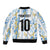 Custom Argentina Football Bomber Jacket Vamos La Albiceleste Camouflage Style - Wonder Print Shop