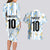 Custom Argentina Football Couples Matching Long Sleeve Bodycon Dress and Hawaiian Shirt Vamos La Albiceleste Camouflage Style - Wonder Print Shop