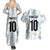 Custom Argentina Football Couples Matching Summer Maxi Dress and Hawaiian Shirt Vamos La Albiceleste Camouflage Style - Wonder Print Shop